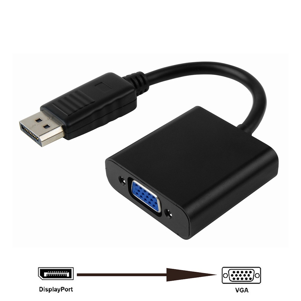 Cáp chuyển đổi displayport to vga, dp ra vga, dp sang vga