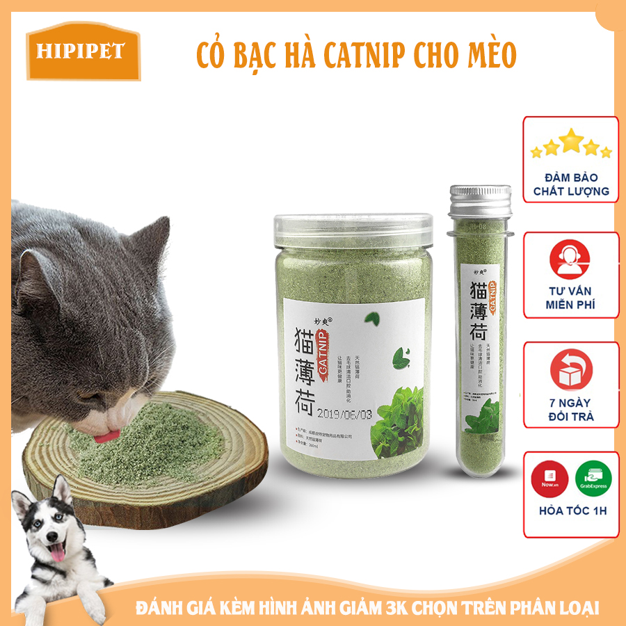 Cỏ bạc hà cho mèo Catnip tuýp 50ml -260ml tăng cường chất xơ ,vitamin tiêu hóa lông mèo