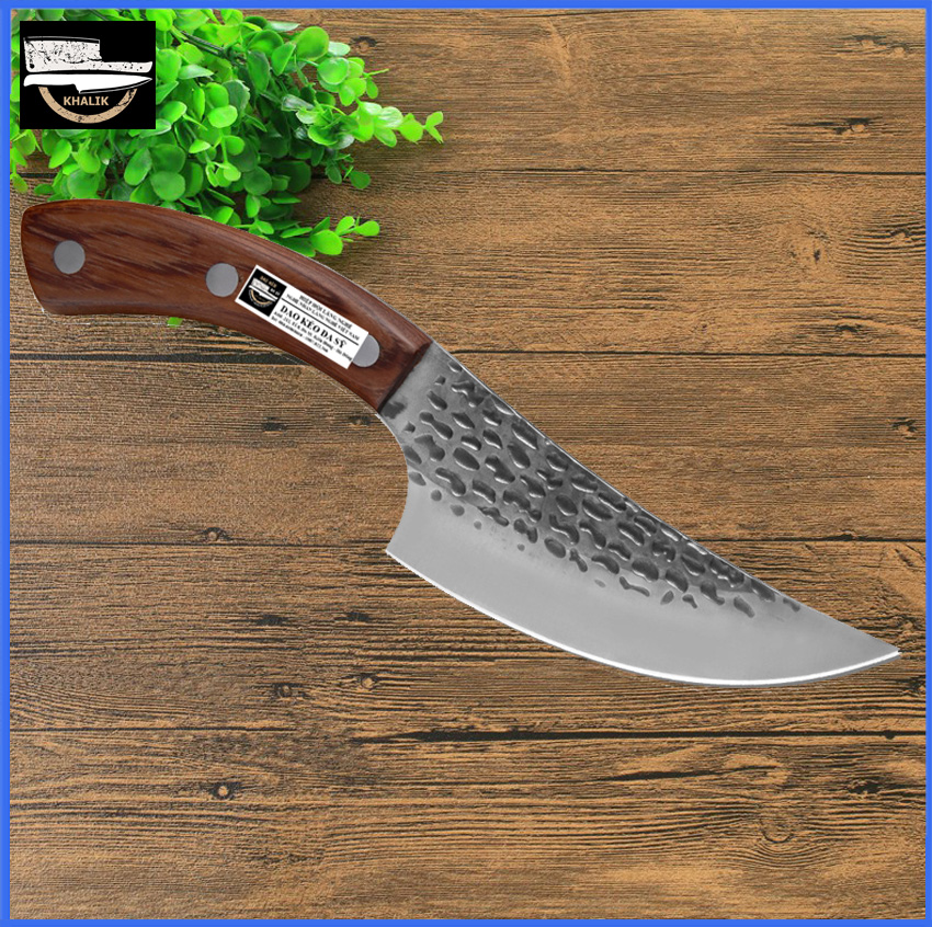 Dao nhọn thái lọc thịt nhà bếp bằng thép cao cấp - Dao Khánh Linh Đa Sỹ (Khalik)  - XK001