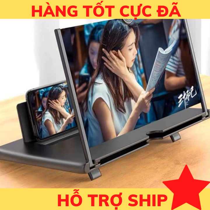 Kính phóng đại 3D màn hình điện thoại - Giá đỡ điện thoại 5D Xem 3D tại nhà