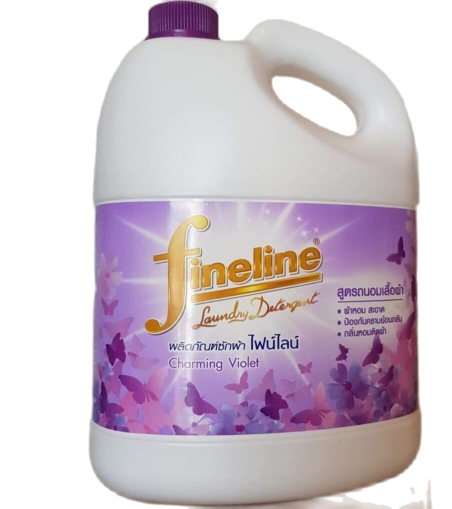 [HCM]NƯỚC GIẶT XẢ FINELINE 3000ML THÁI LAN MÀU (TÍM)