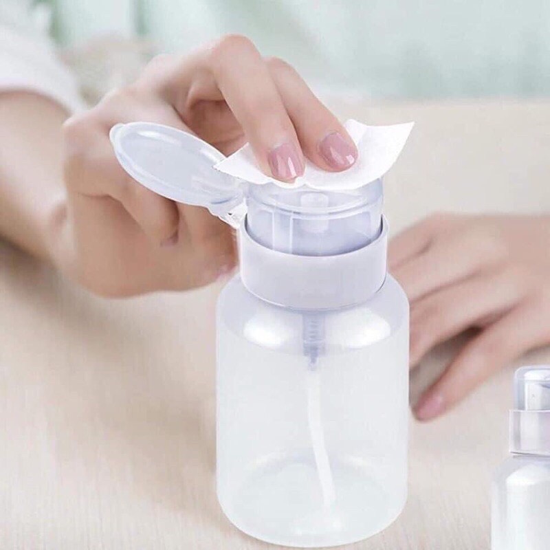 Bình nhún đựng axiton nước lau gel nail