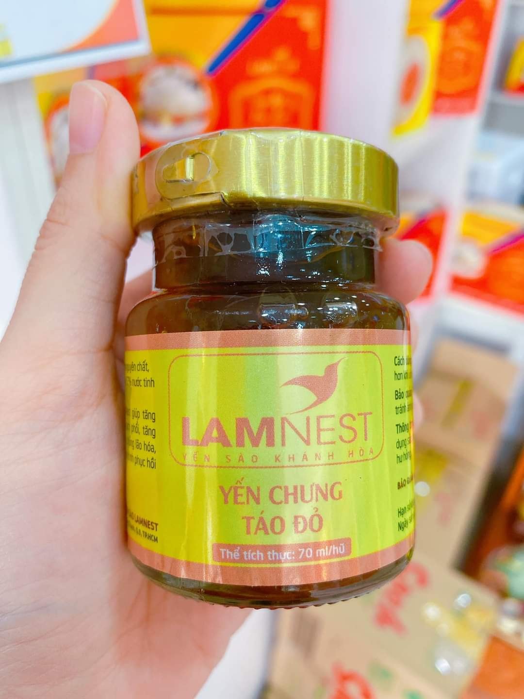 Tổ Yến Chưng Táo Đỏ LamNest - 28% yến tươi nguyên chất