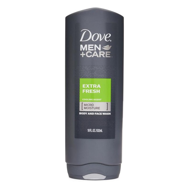 Sữa Tắm & Rửa Mặt 2 In 1 Dove Men Care Extra Fresh 532ml Mỹ T120