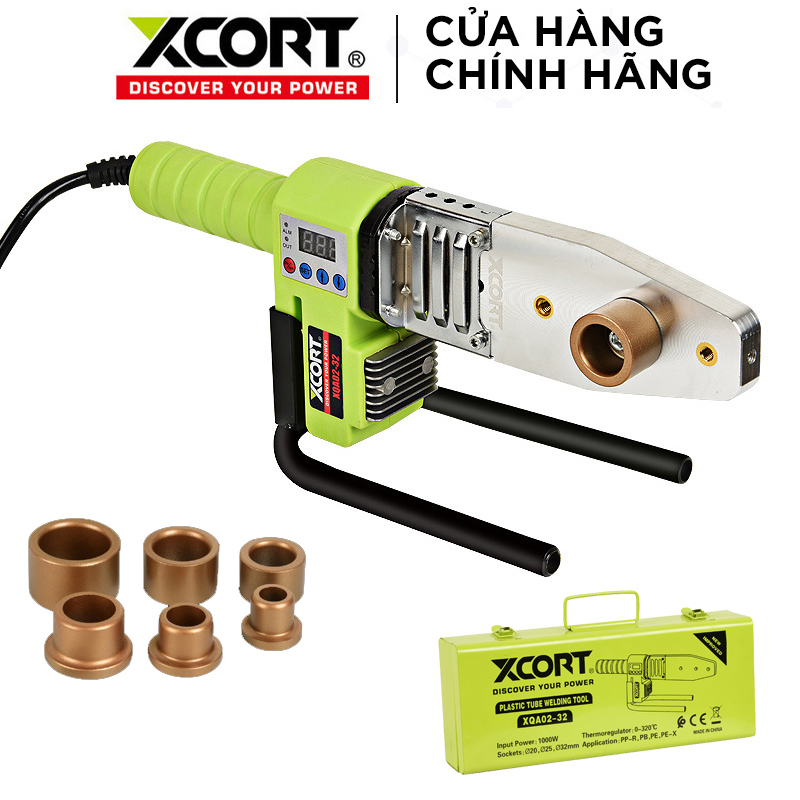 MÁY HÀN ỐNG NHIỆT-MÁY HÀN ỐNG NHỰA XCORT 1000W-CHÍNH HÃNG