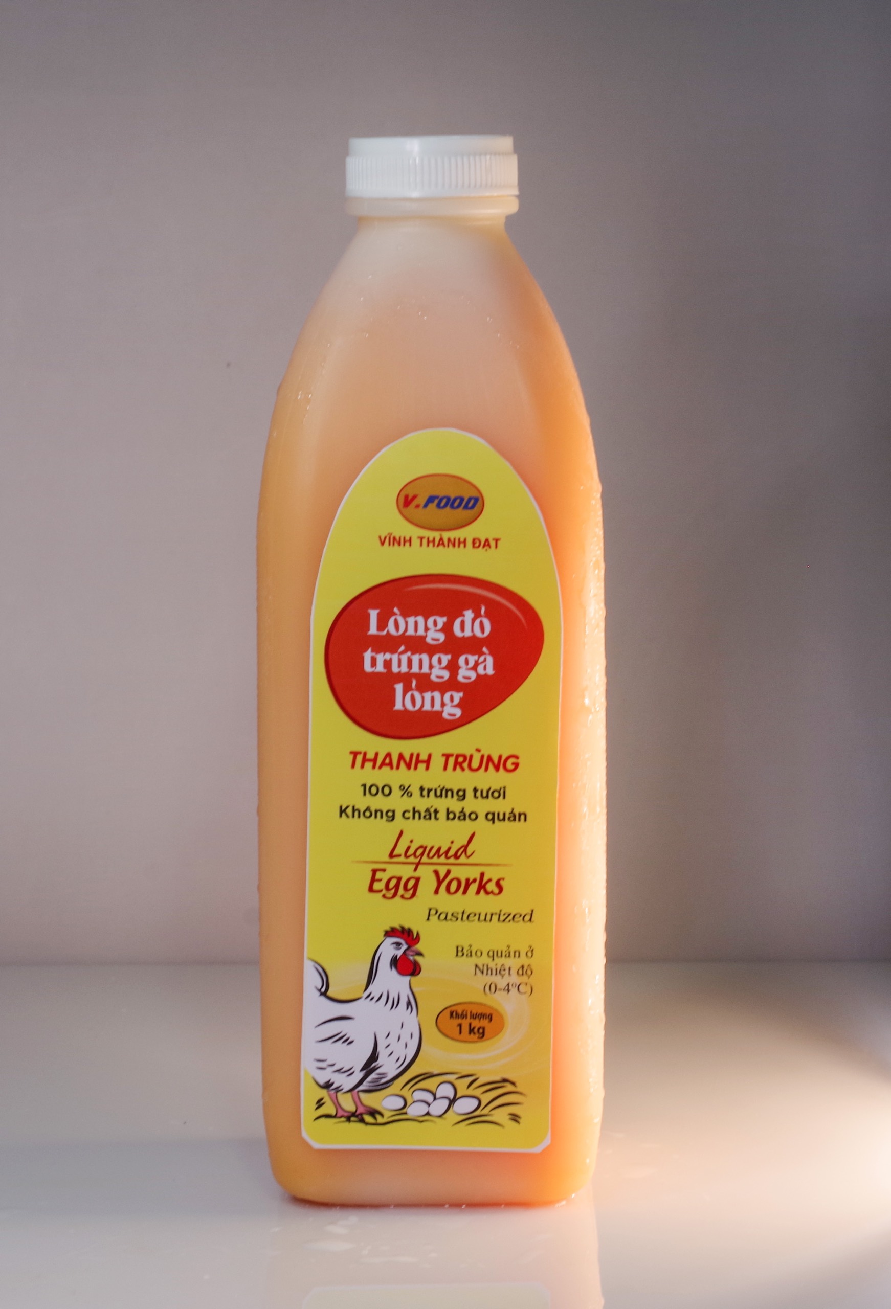 Lòng đỏ trứng gà lỏng thanh trùng