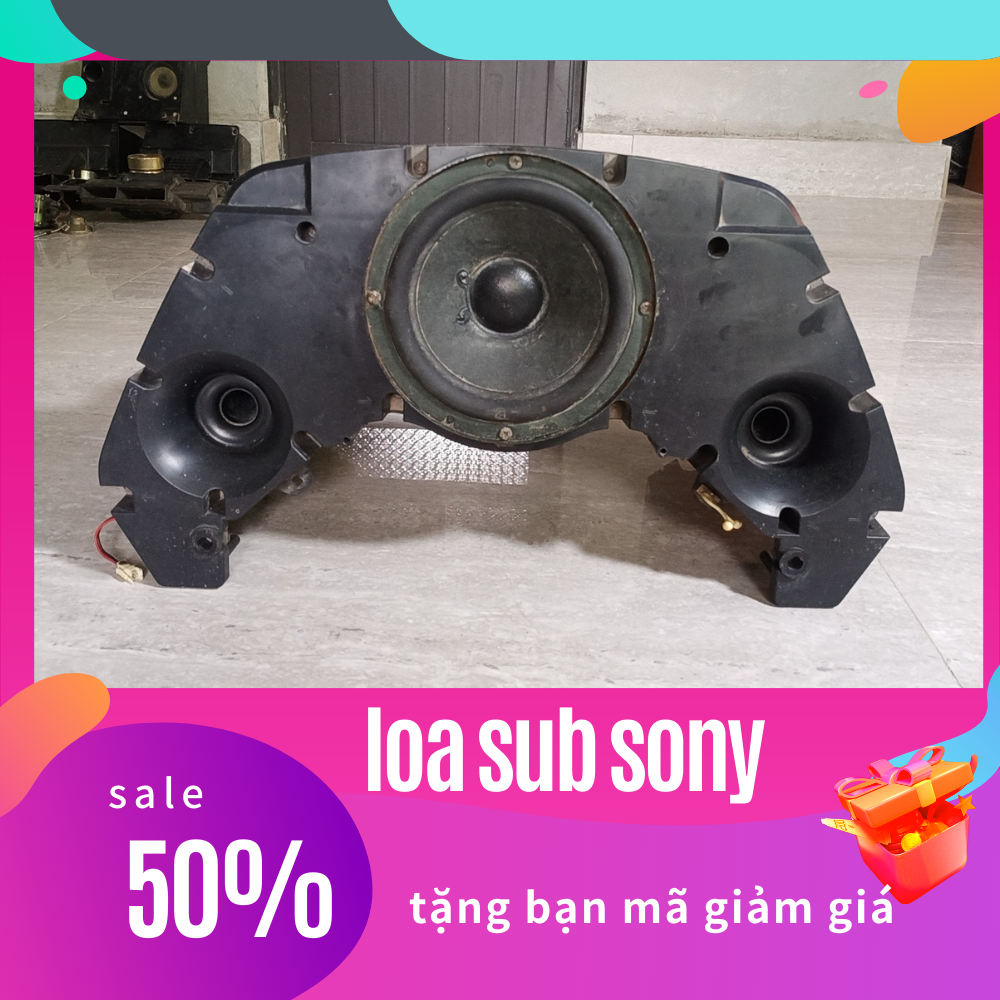 Loa sub tivi sony hình dáng sừng trâu đã qua sử dụng vẫn dùng tốt