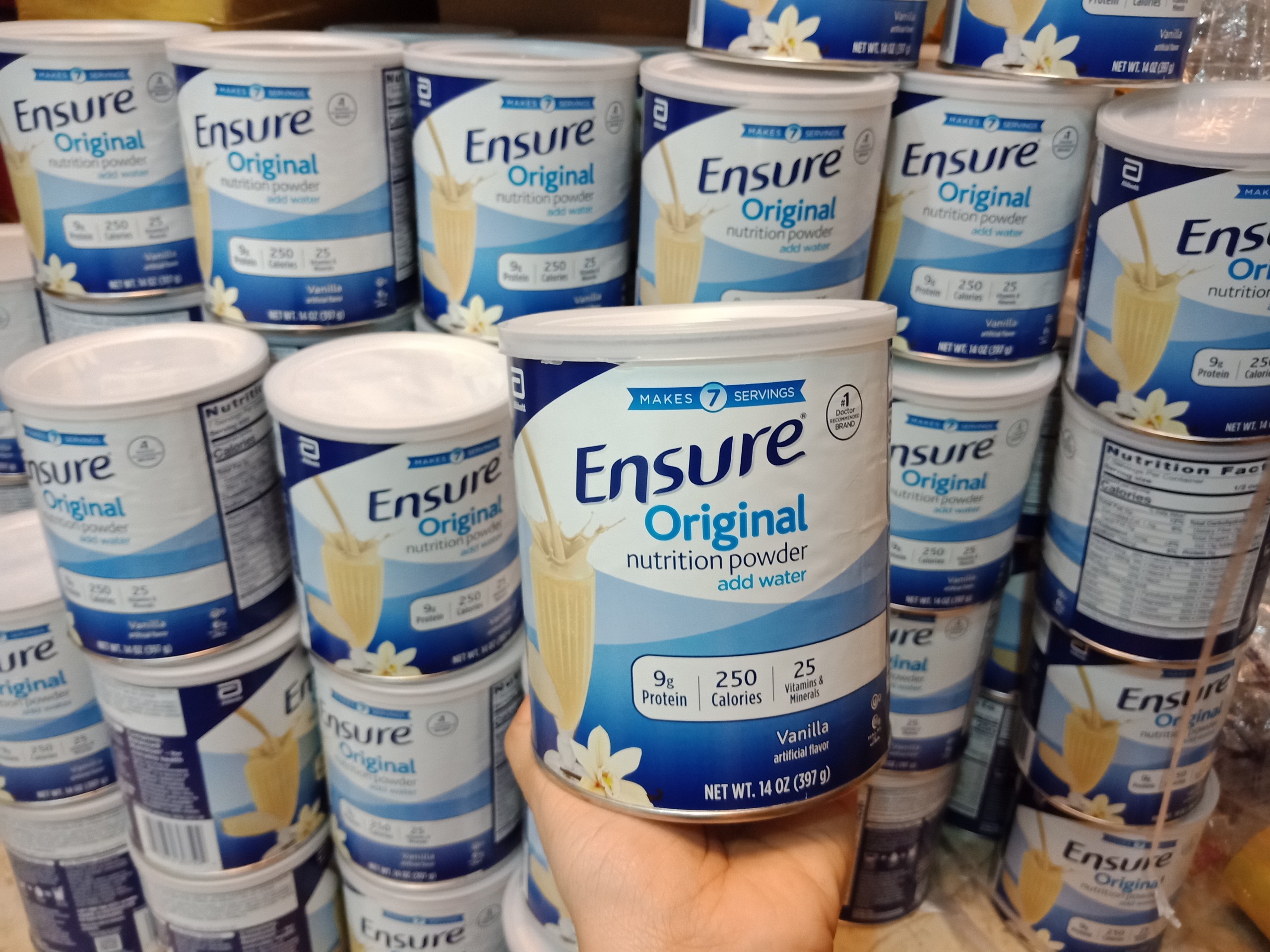 [DATE 11.2025] COMBO 6 SỮA BỘT ENSURE DATE 2022 ORIGINAL NUTRITION POWDER 400g