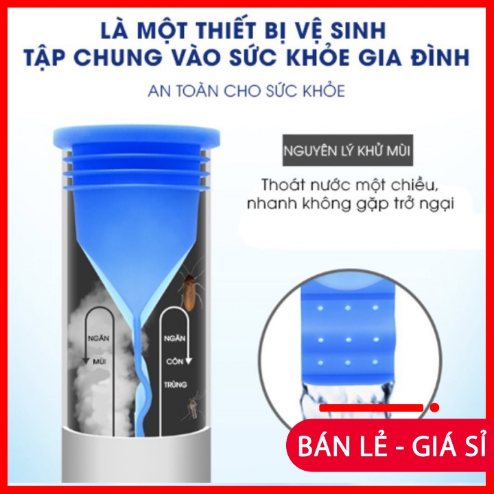 Van Ngăn Mùi Hôi, Chặn Côn Trùng, Tránh Tắc Cống, Gắn Nắp Cống Bồn Rửa, Nhà Tắm
