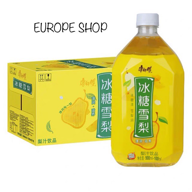 [HN] 1 THÙNG NƯỚC ÉP LÊ 12 chai/1000ml