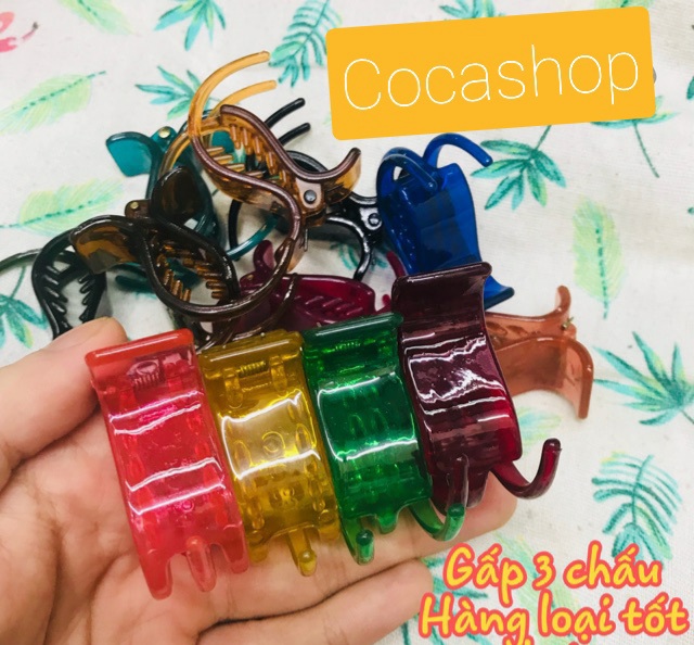 6 cái gấp tóc, kẹp càng cua Hàn Quốc nhiều màu bán lẻ giá sỉ- Ngẫu nhiên màu