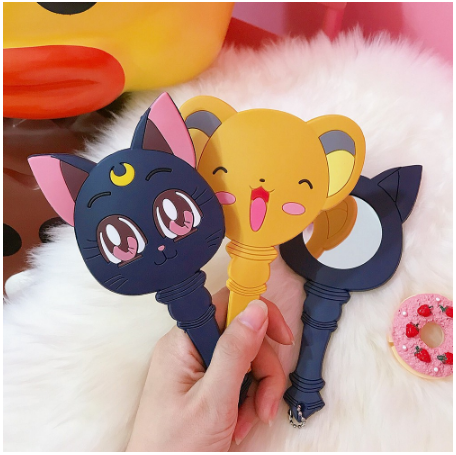 Gương mini bỏ túi hình gấu vàng đáng yêu
