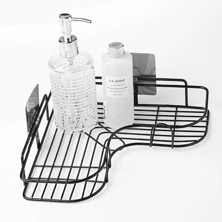 Kệ góc đựng đồ, kệ treo tường tam giác, kệ treo tường trong nhà tắm