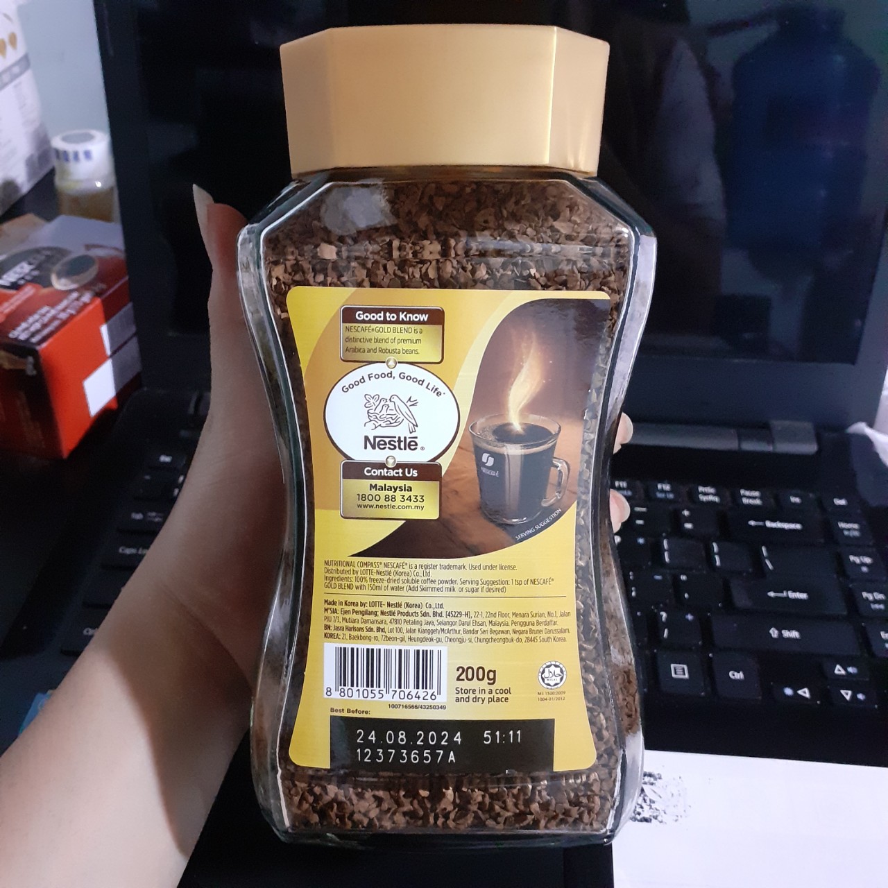 Nescafe gold hàn quốc 200g