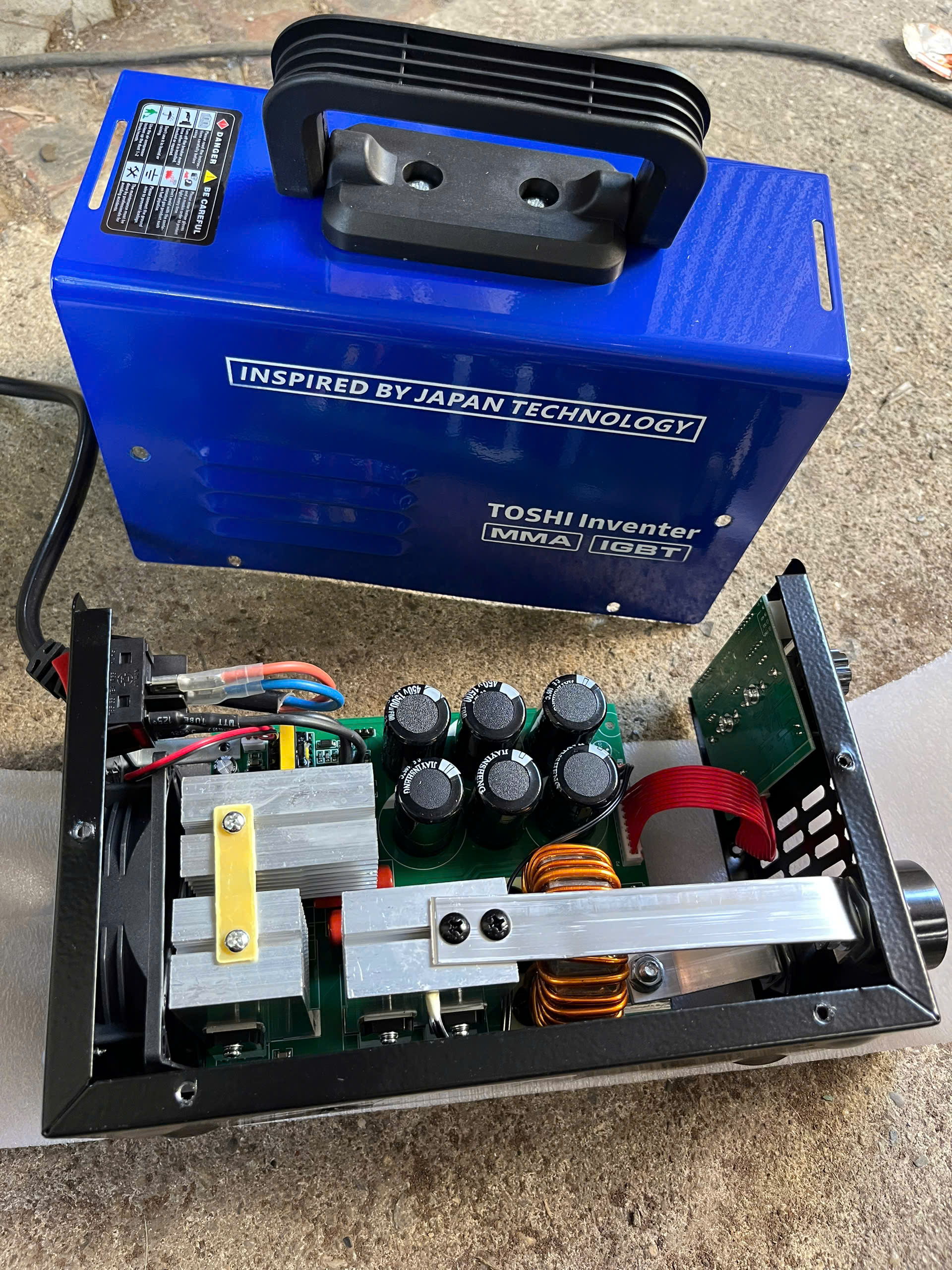 Máy hàn mini ARC - 315 6 tụ. Máy hàn gia đình, hàn que 1.6-3.2. TẶNG bộ dây hàn+ kẹp mát+ gõ xỉ+kính hàn+ que hàn