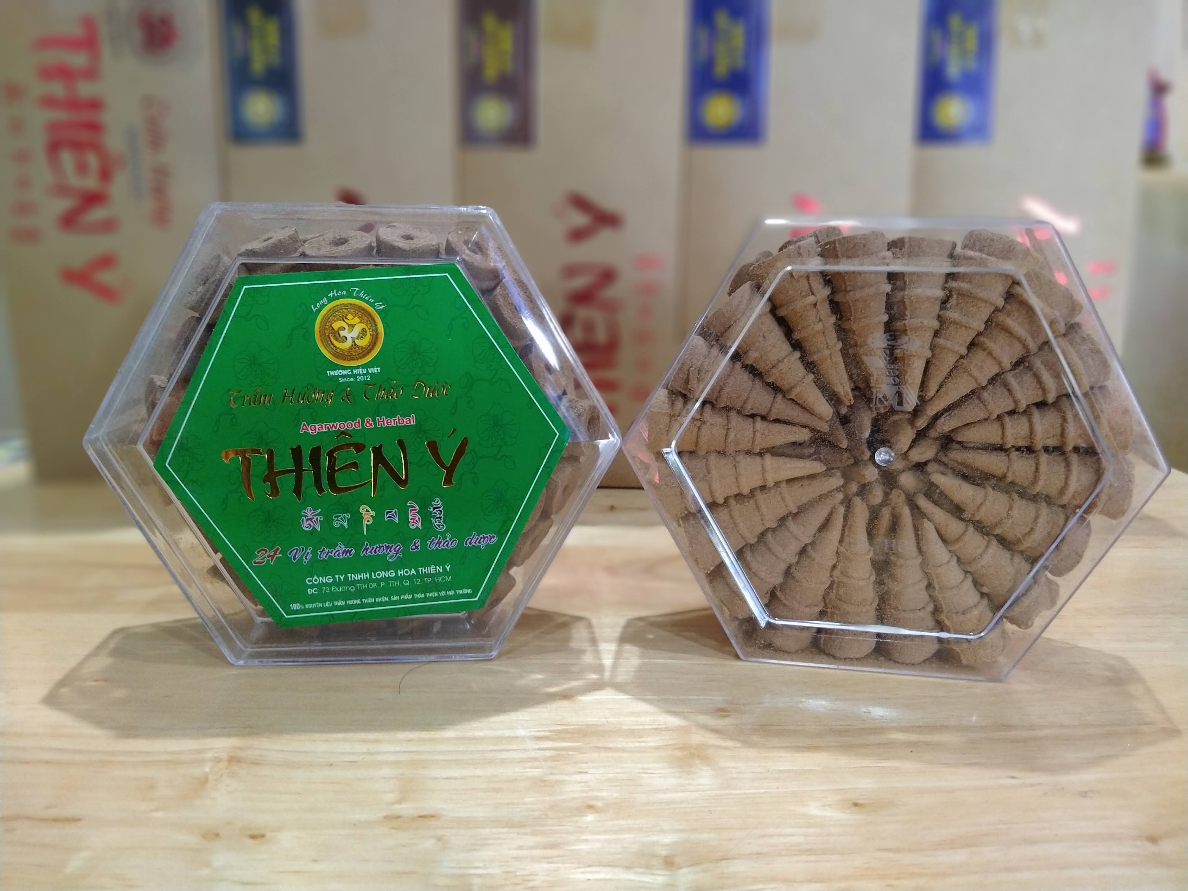 Trầm Viên tháp 24 vị trầm hương và Thảo dược Thiên Ý