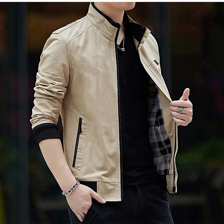[HCM] áo khoác kaki caro nam thời trang cho mọi lứa tuổi