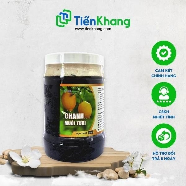 Chanh muối tươi lâu năm - hũ