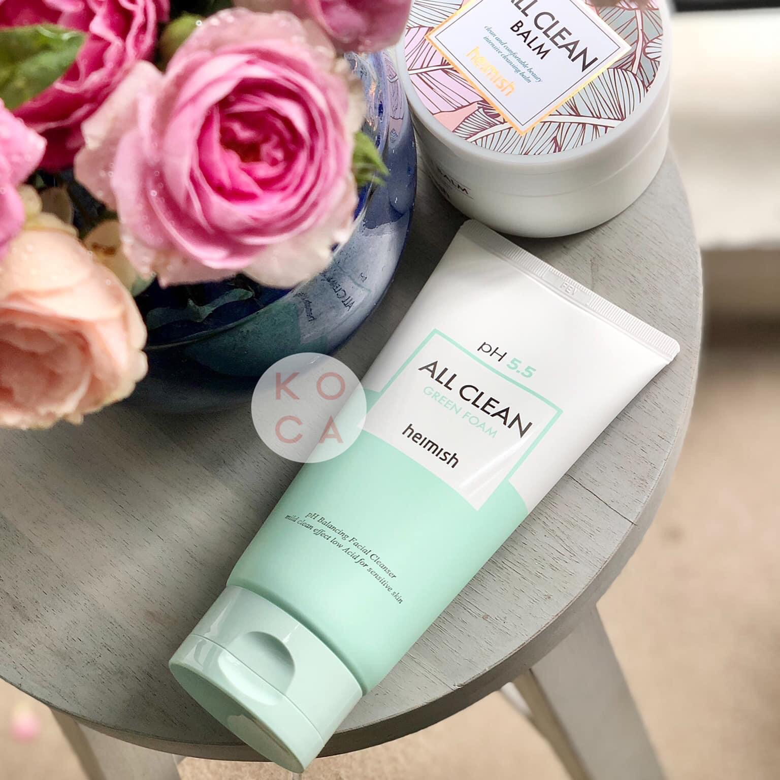 [HEIMISH] Sữa rửa mặt pH 5.5 All Clean Green Foam