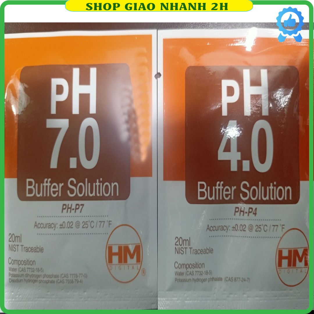 Dung dịch hiệu chuẩn máy đo ph ad11, ad12, ph 80 các dòng máy đo ph khác cần hiệu chuẩn với ph4 và ph7