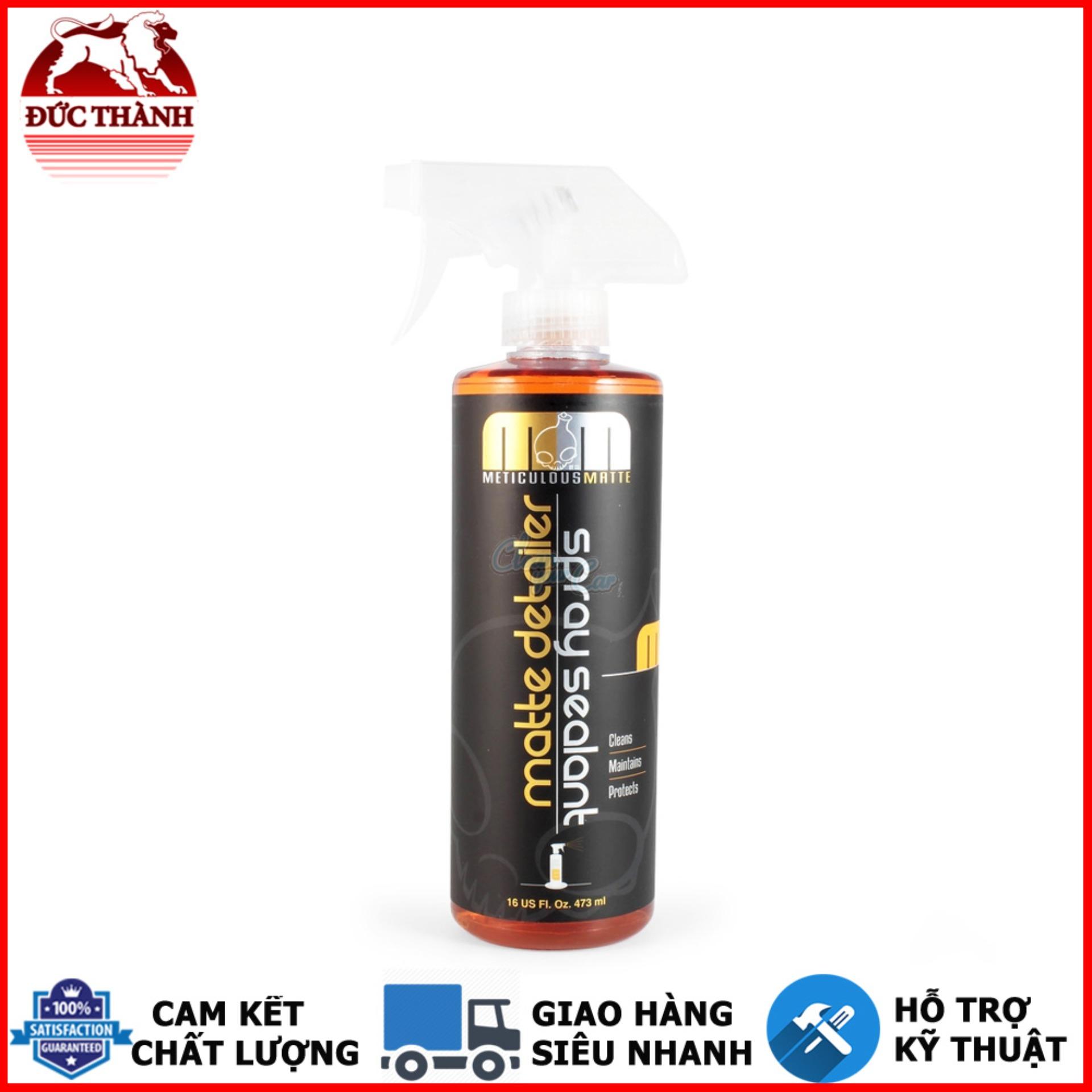 Nano Sealant dạng xịt bảo vệ làm mới sơn mờ Chemical Guys Meticulous Matte