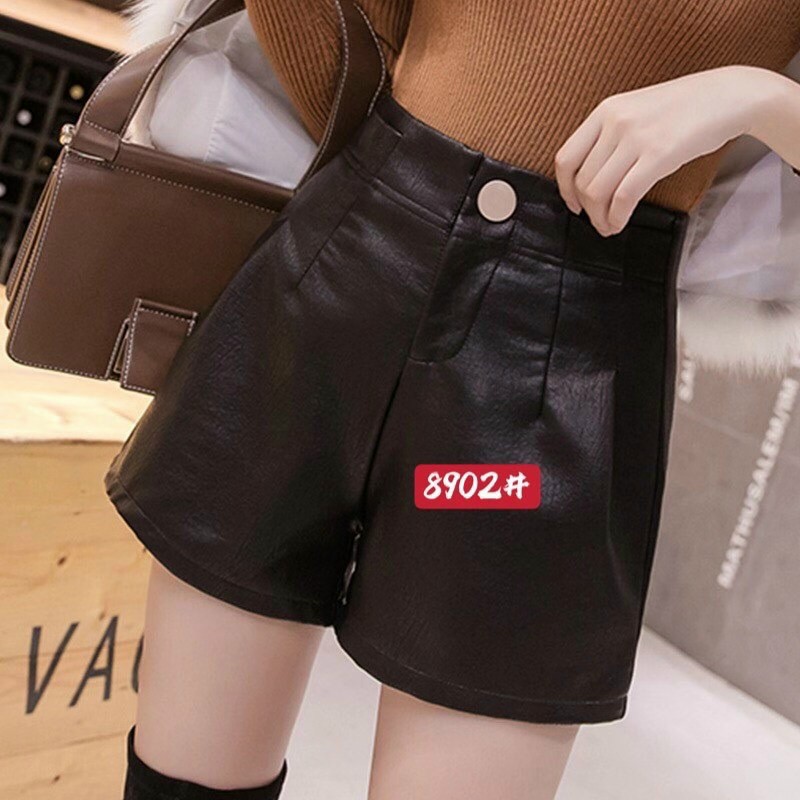 Quần short da