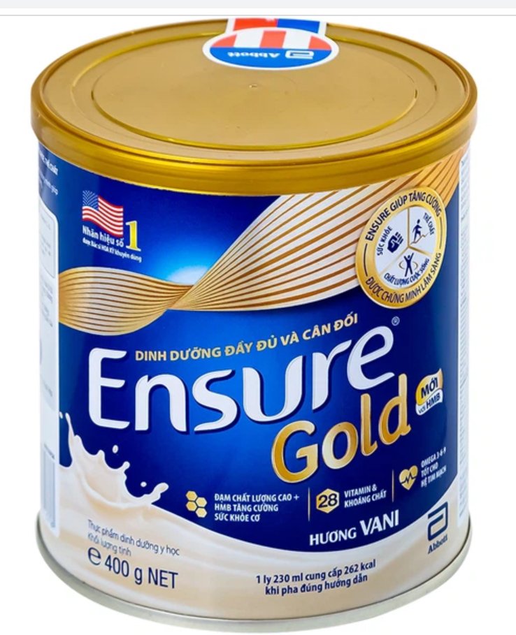 Sữa bột Ensure Gold Hương Vani 400g