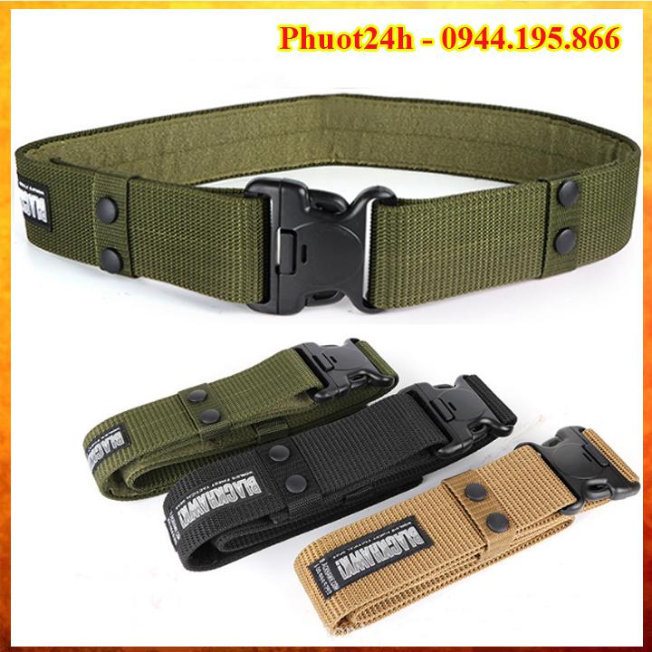 Thắt lưng lính mỹ blackhawk, Dây nịt chiến thuật bản rộng 5.5 cm đeo ngoài quần