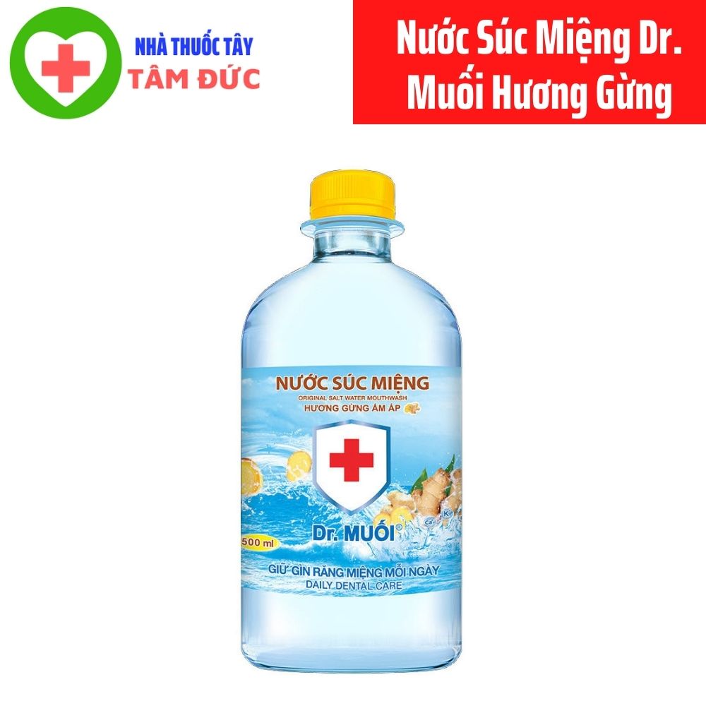 Nước súc miệng dr. muối hương gừng
