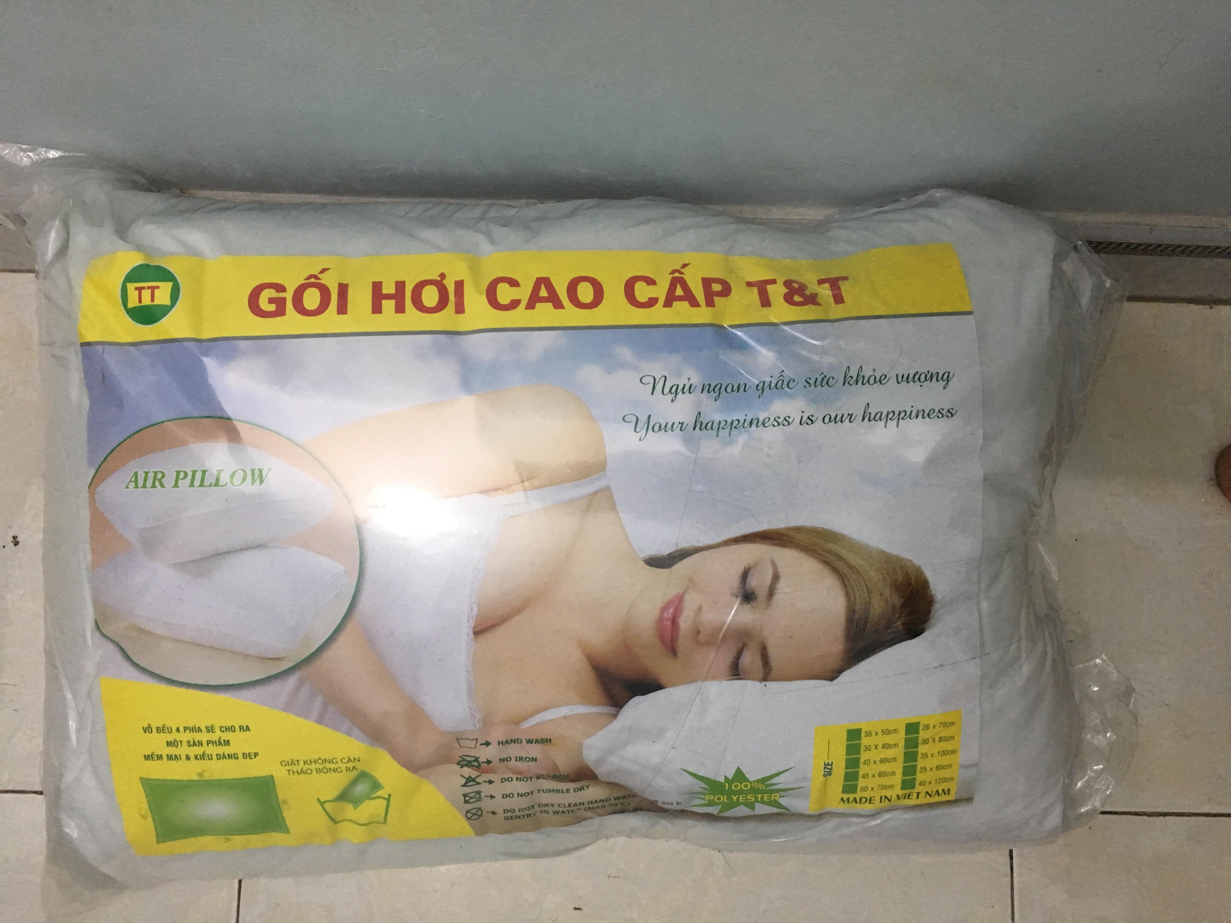 Gối hơi cho bé - hàng vn an toàn - gối ngủ - goi ngu - goi hoi - gối nằm - goi nam