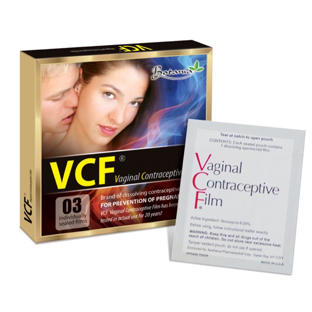 Màng film tránh thai VCF - 3 miếng