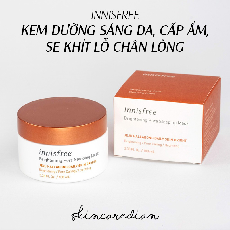INNISFREE - Kem dưỡng sáng da, se khít lỗ chân lông Brightening Pore Priming Cream 50ml