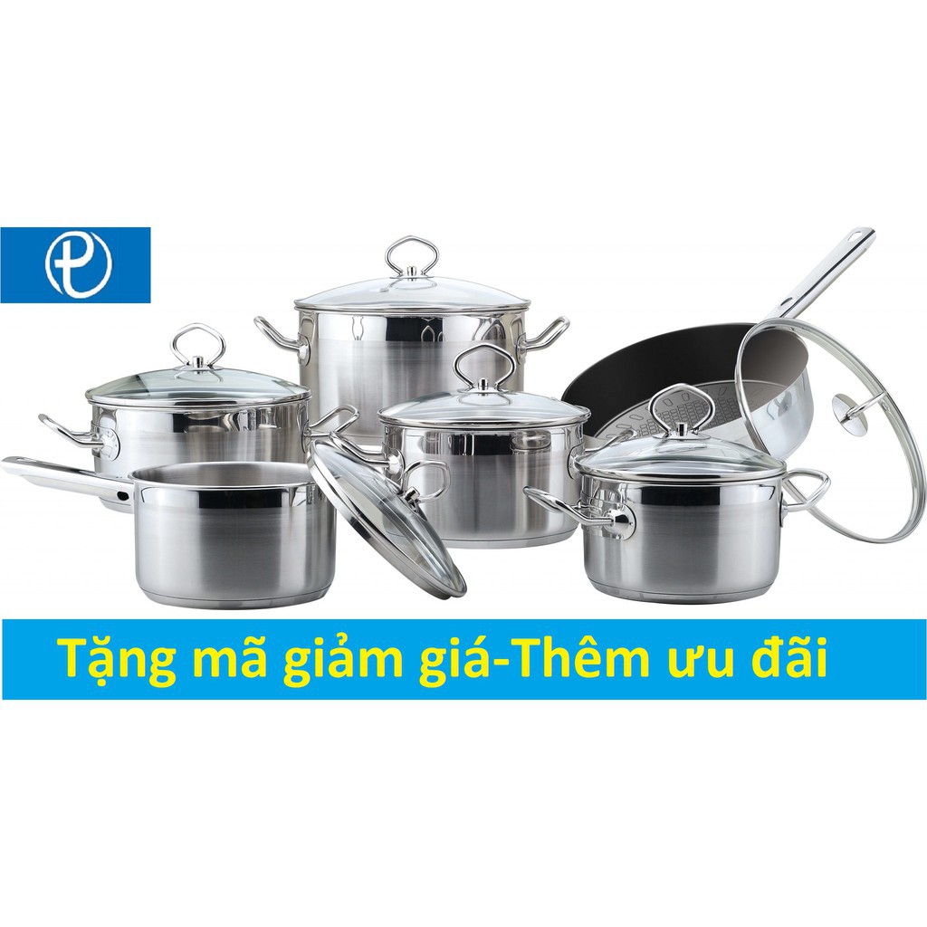 Bộ nồi cao cấp FASTER Diamond, 6 món siêu tiện lợi và đầy đủ. Bảo hành 1 đổi 1 Faster