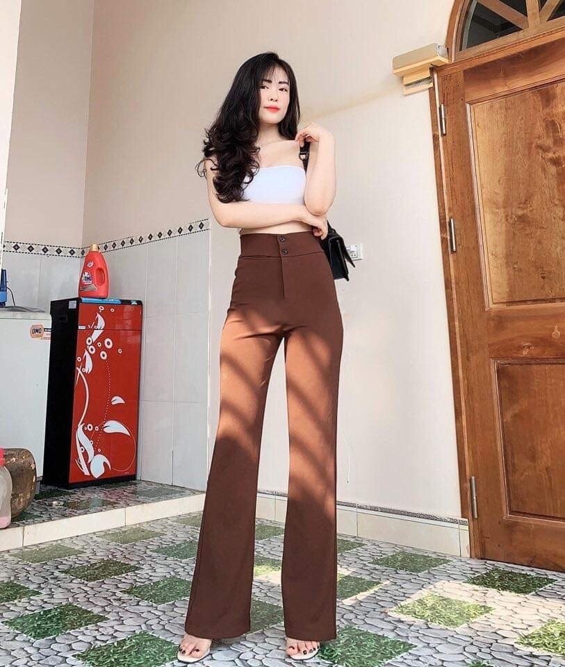 Quần Loe Dài 100cm 2 Cúc-Quần Tây Công Sở - 247StoreFashion