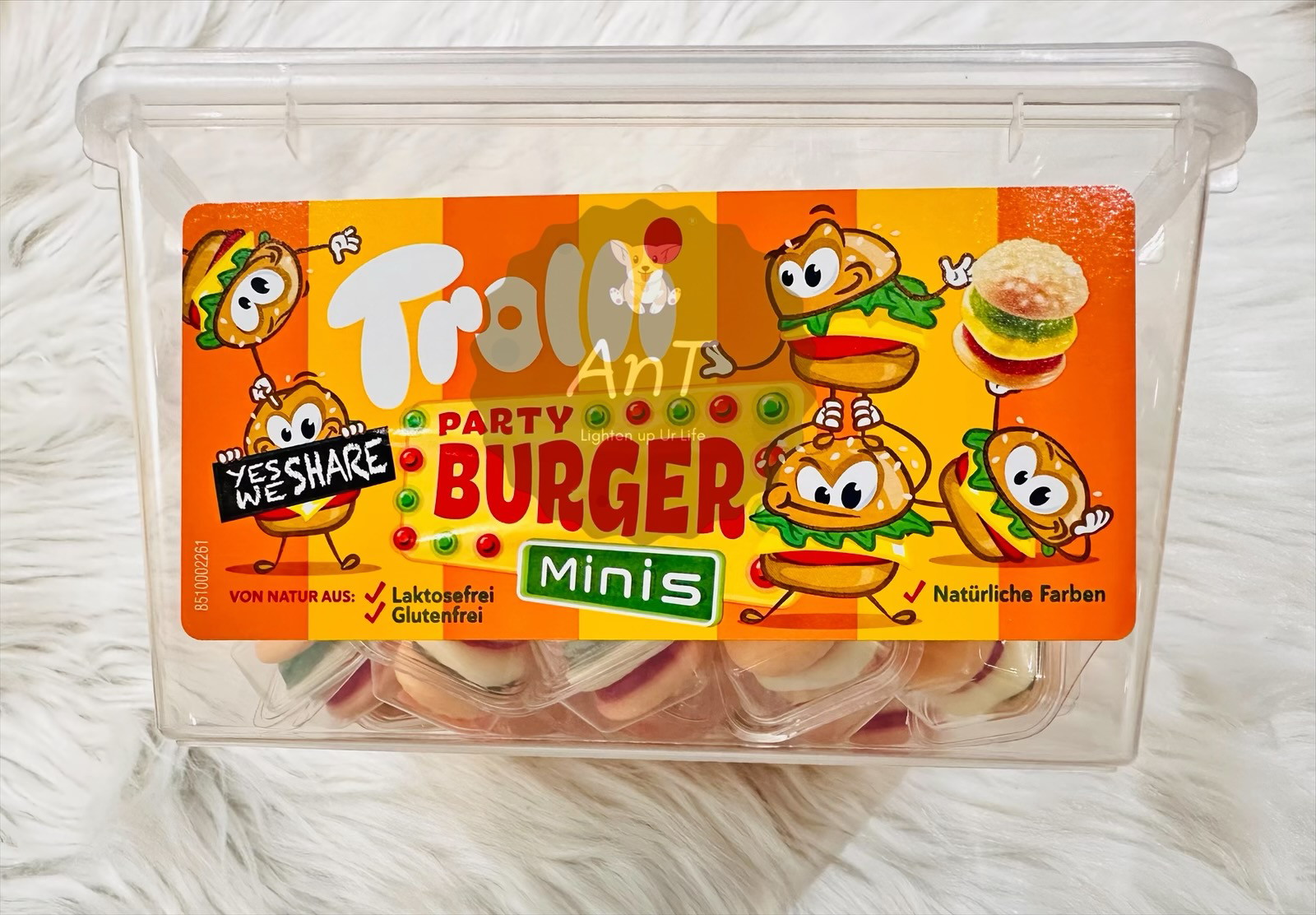 Kẹo dẻo Trolli mini Burger 600gr