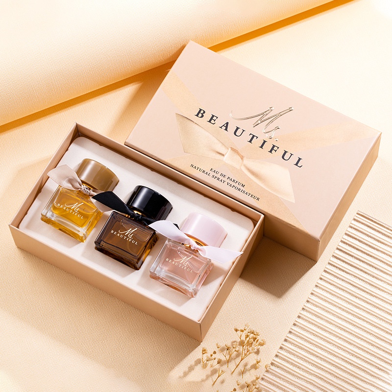 Bộ quà tặng nước hoa nữ ms.beautiful cao cấp, set quà tặng valentine, quà tặng nữ 8/3, 20/10, quà tặng sinh nhật bạn gái
