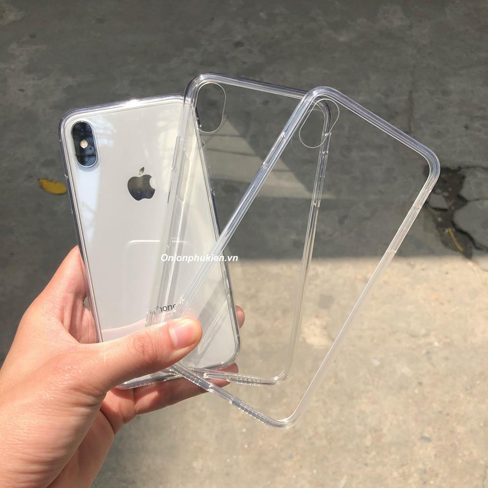Ốp lưng kính cường lực 9H trong suốt không ố vàng viền silicon dẻo Totu Design iPhone