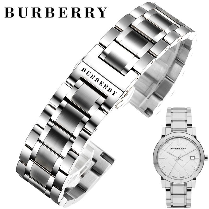 Burberry dây thép Đồng hồ BURBERRY dây thép chắc chắn Đồng hồ Burberry nam nữ dây bướm