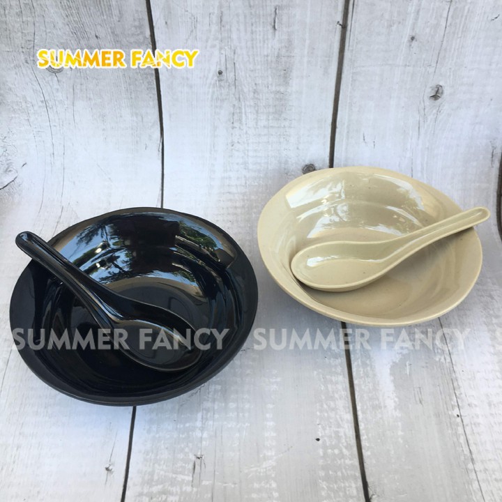 10 Bát Hoa 15 X 4.5 Cm Nhựa Melamine, Tô Ăn Chè, Chén Sinh Tô Trái Cây Dầm - Small Bowl
