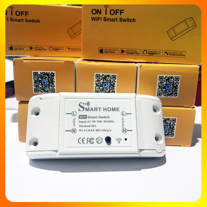 Công tắc điều khiển wifi từ xa thông minh Smart Home - bản mới