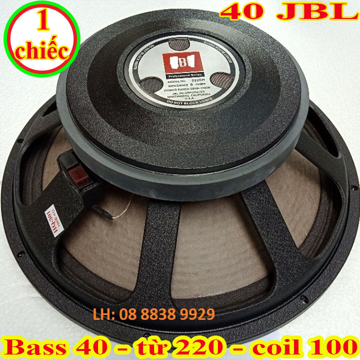 Một củ loa bass 40 jb côn 100 chất lượng cao