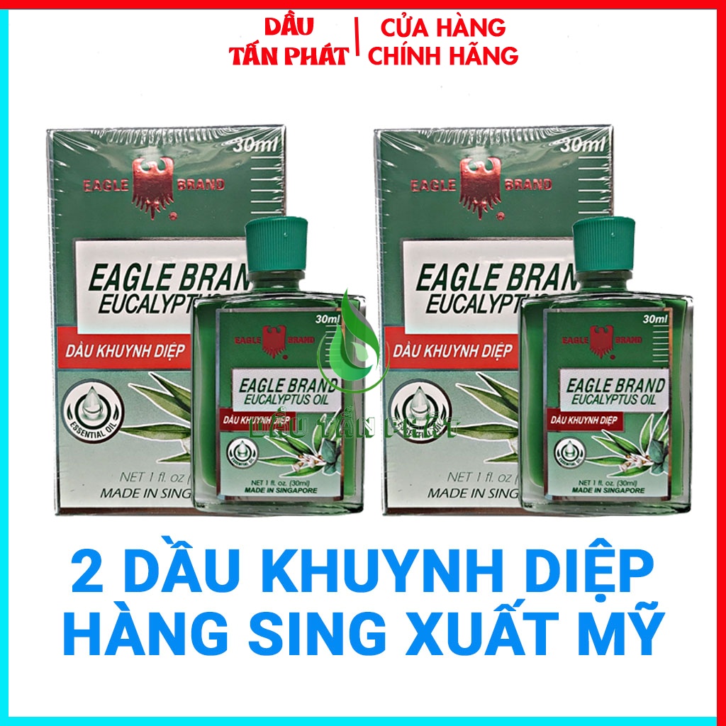 Combo 2 chai dầu nóng khuynh diệp con ó 2 nắp 30ml dành cho người lớn và bà bầu mang thai - singapore