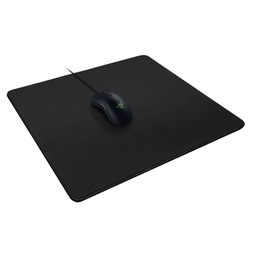 Miếng lót chuột trơn đen bo viền siêu nhạy bám tốt chuột