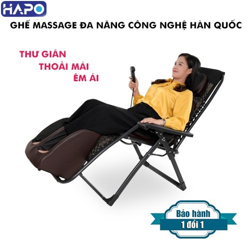 Ghế massage đa năng công nghệ Hàn Quốc - Đệm mát xa hồng ngoại cao cấp