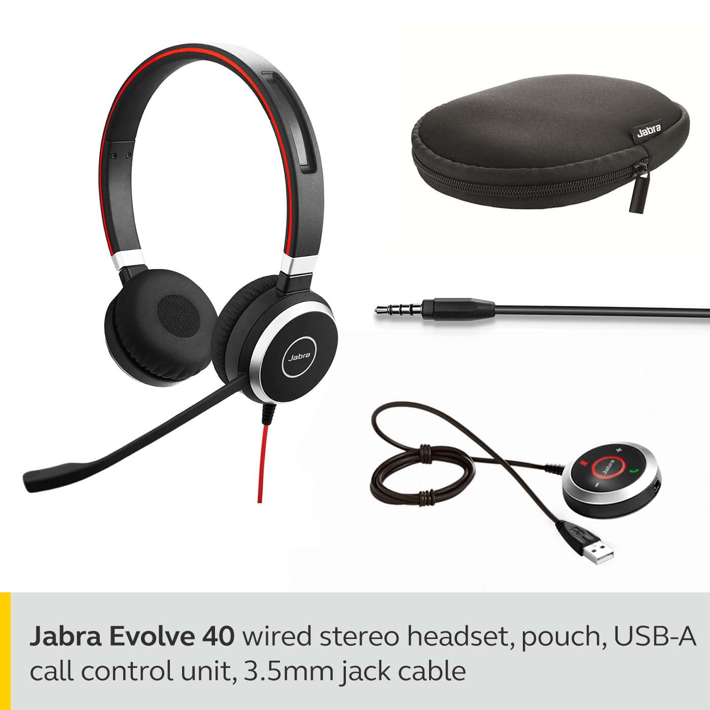 Tai nghe jabra evolve 40 stereo ms