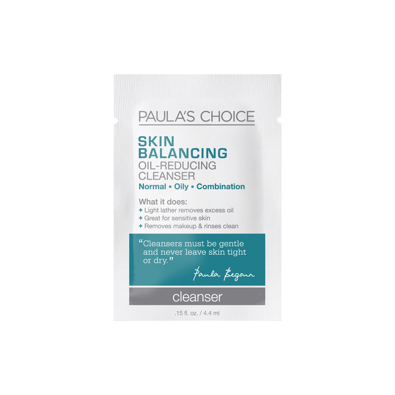 Combo gói mini sữa rửa mặt và toner Paula's Choice Skin Balancing