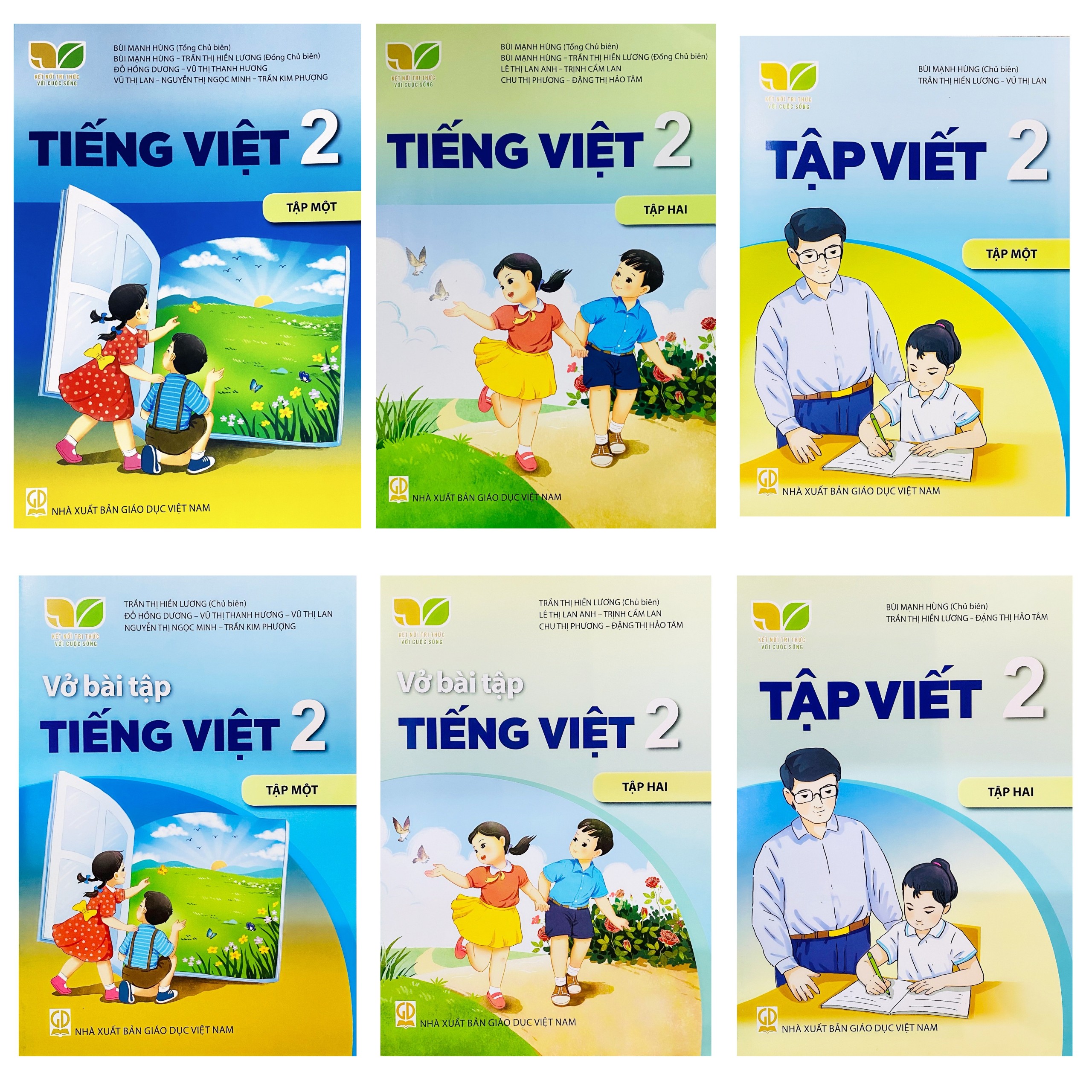 Edubook - Bộ Sách giáo khoa lớp 2 Vinschool (Bộ 6 cuốn)