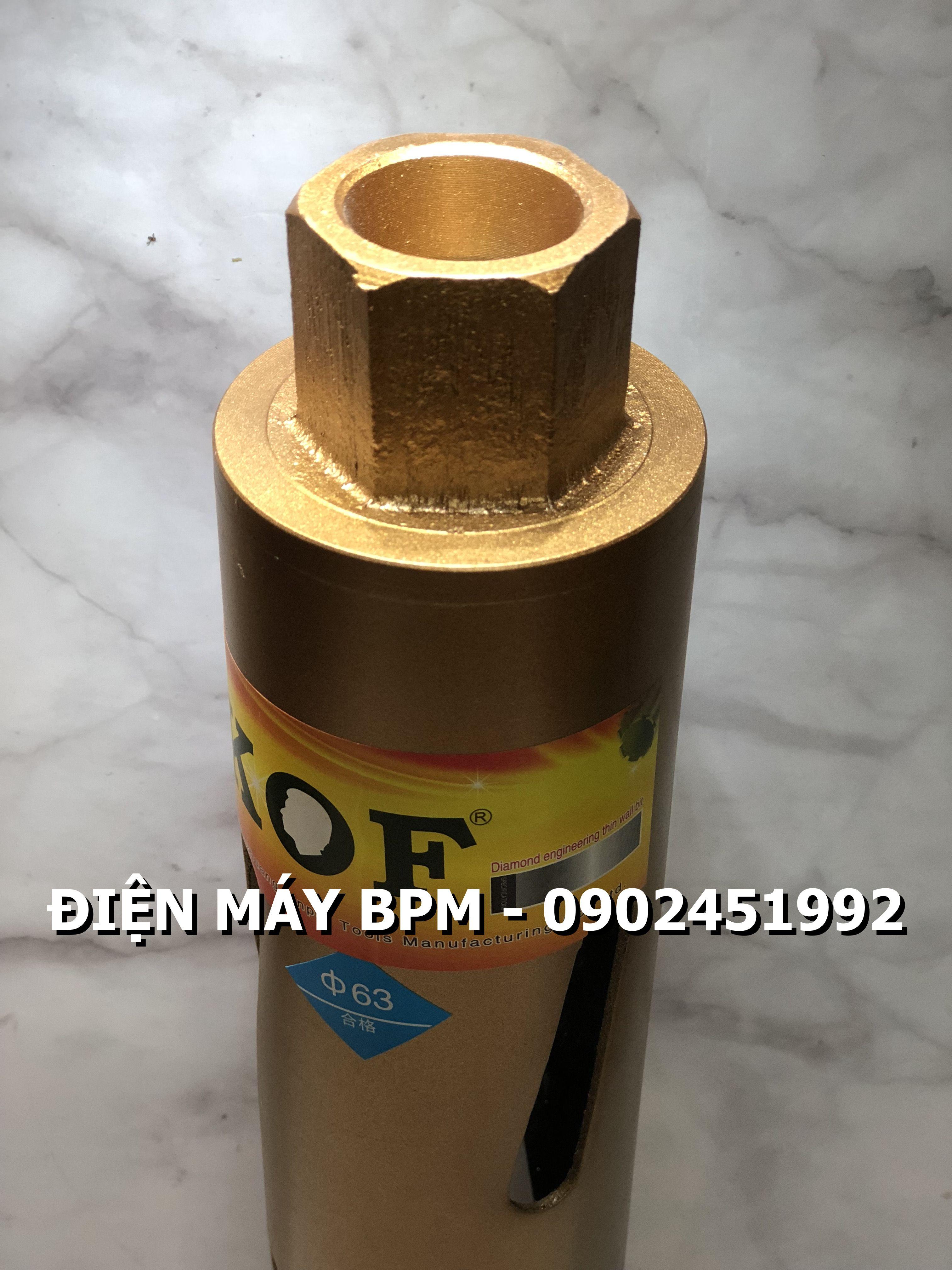 Mũi khoan rút lõi bê tông kof 63mm - mũi khô