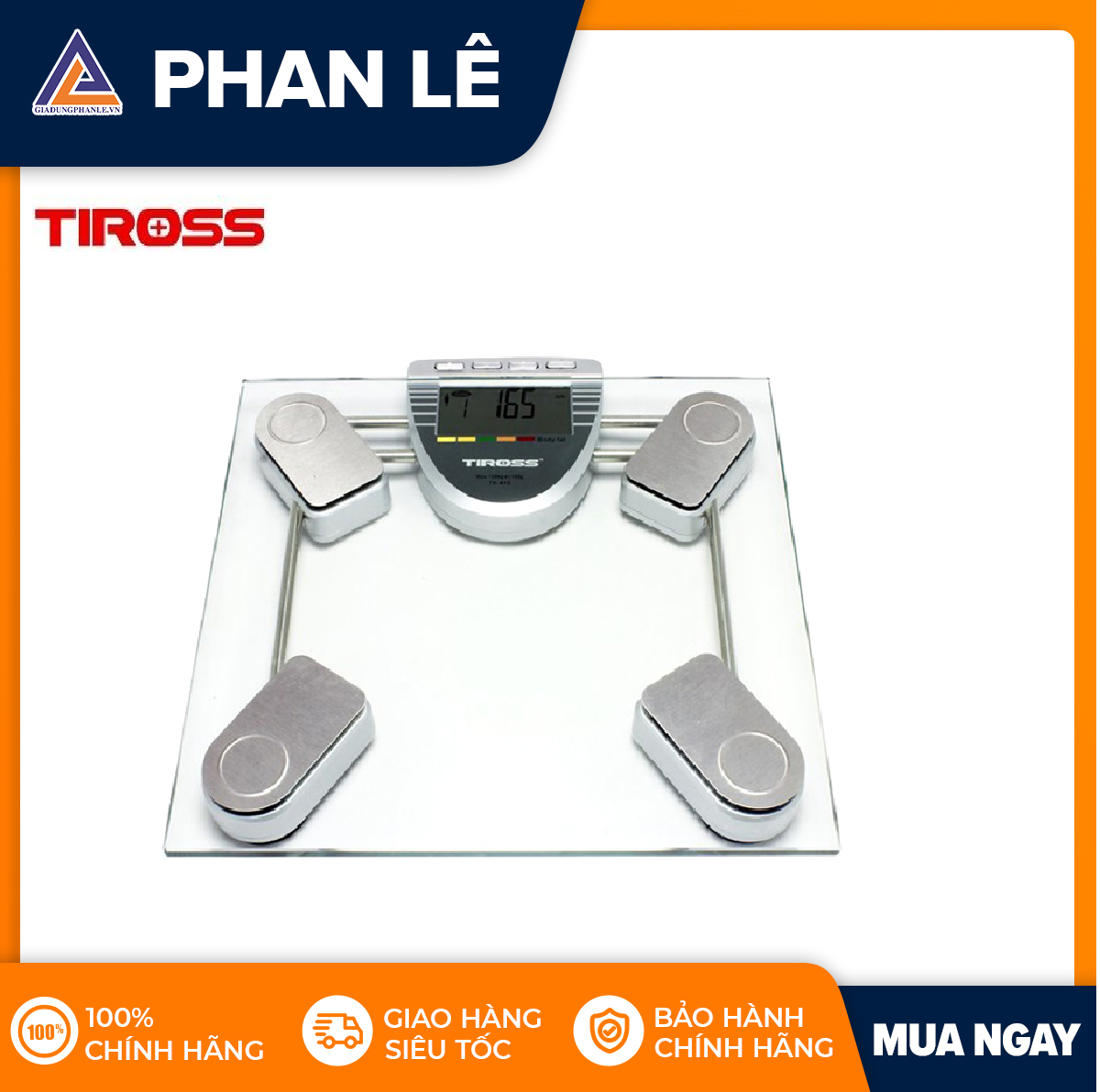 Cân sức khoẻ điện tử 150kg tiross ts813
