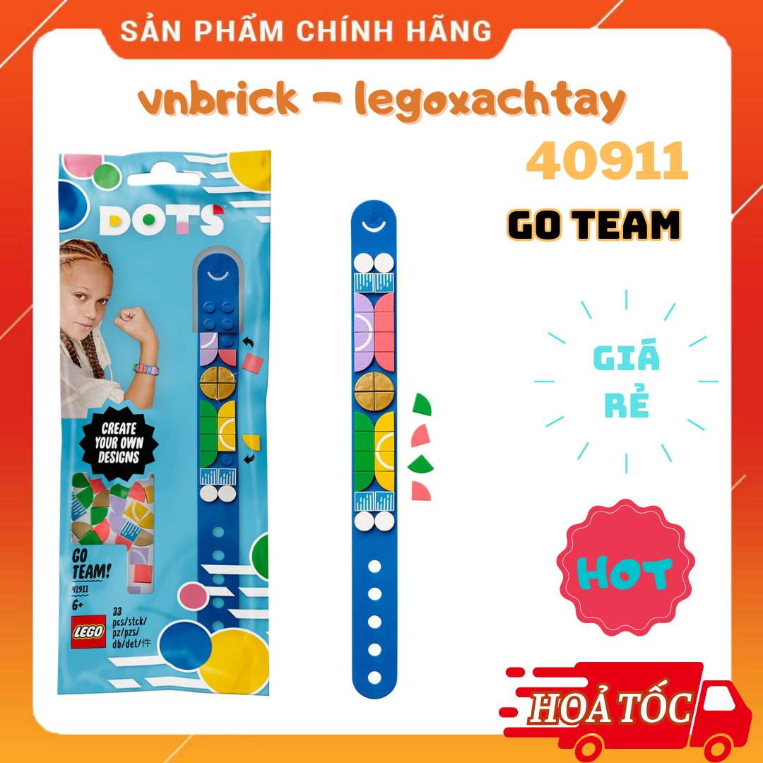 LEGO DOTS 41911 Go Team Bracelet - Vòng tay Go team